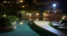 Beachcomber Resort at night